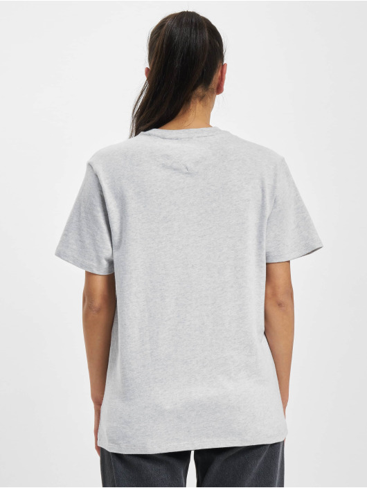 Tommy Jeans Camiseta Relaxed Collegiate Logo gris
