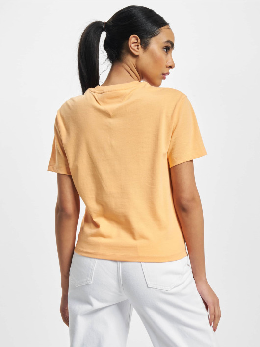 Tommy Jeans Camiseta Center Badge naranja