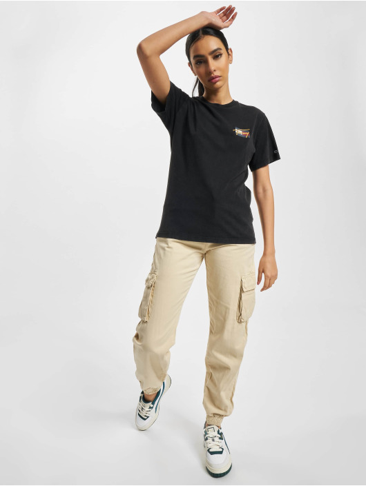 Tommy Jeans Camiseta Relaxed Vintage Bronze negro