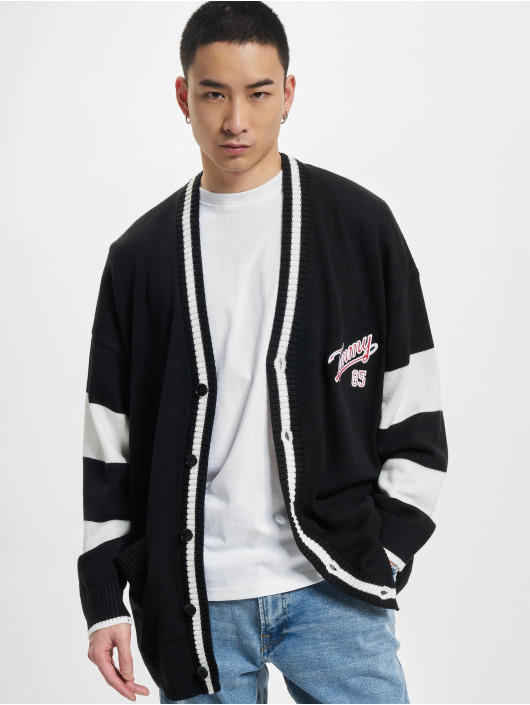 Tommy Jeans Cardigan Oversize College 85 black