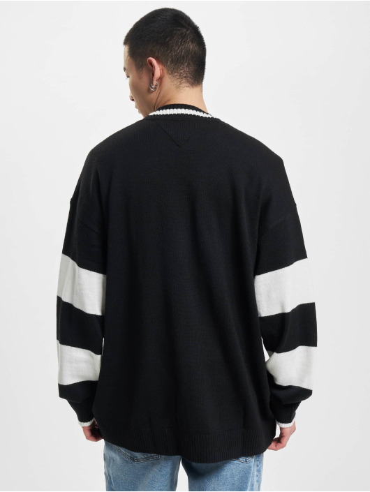 Tommy Jeans Cardigan Oversize College 85 black