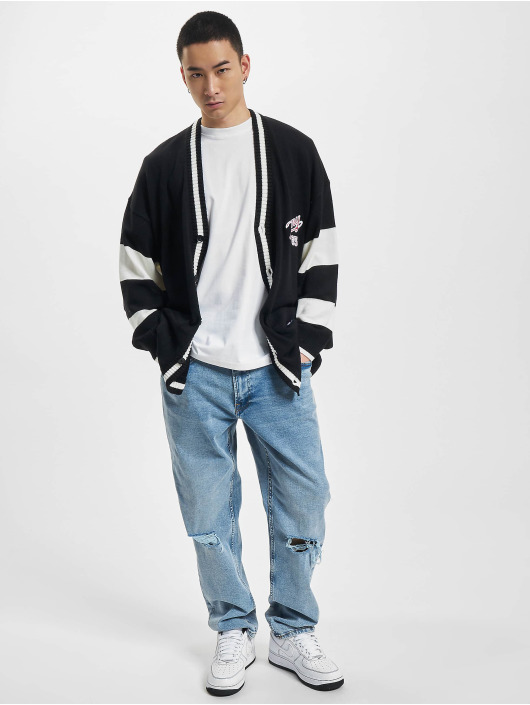 Tommy Jeans Cardigan Oversize College 85 black