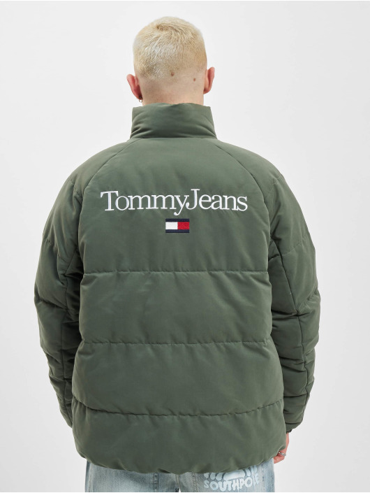 Tommy Jeans Chaqueta de invierno Graphic Puffer verde