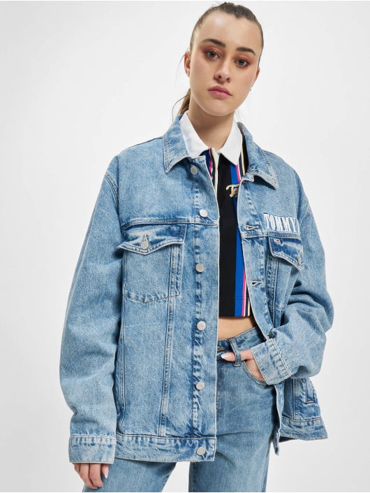 Tommy Jeans Chaqueta Vaquera Oversized Trucker AG 70 azul