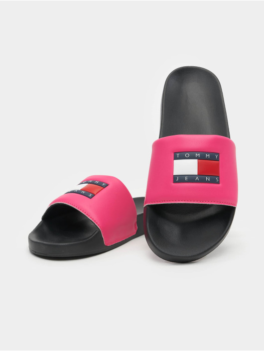 Tommy Jeans Claquettes & Sandales Pool magenta