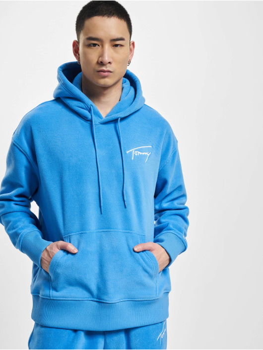 Tommy Jeans Hoodie Relaxed Polar Signature blue