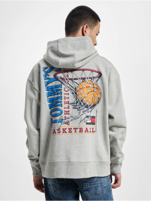 Tommy Jeans Hoodie Relaxed Basketball grey