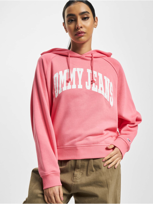 Tommy Jeans Hoodie Relaxed College rose