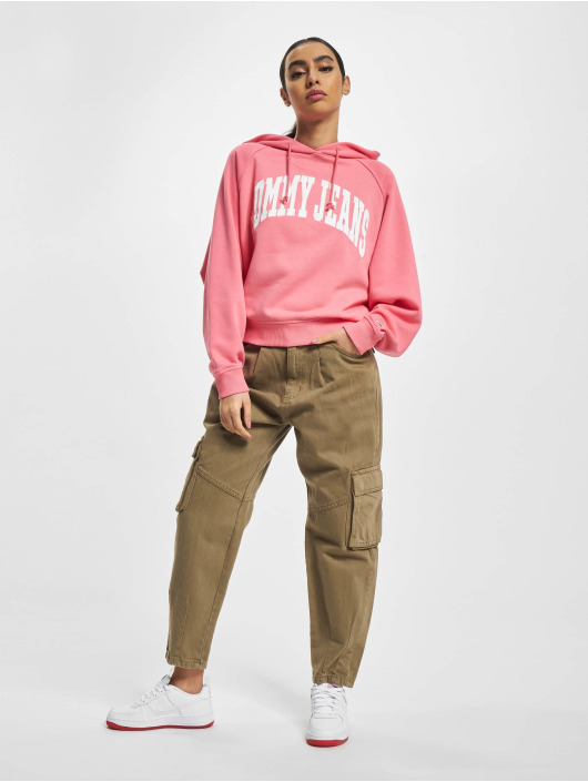 Tommy Jeans Hoodie Relaxed College rose