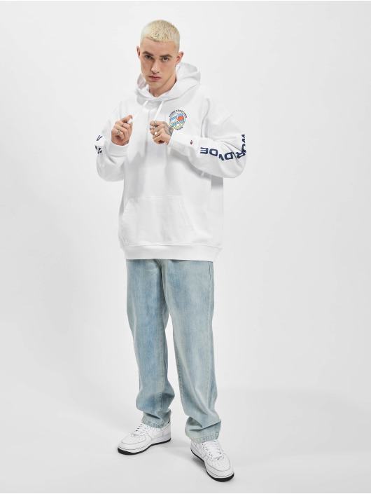 Tommy Jeans Hoodie Together World Peace white