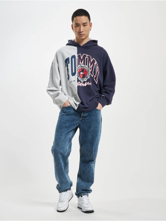 Tommy Jeans Hoody Archieve Cut And Sew blau