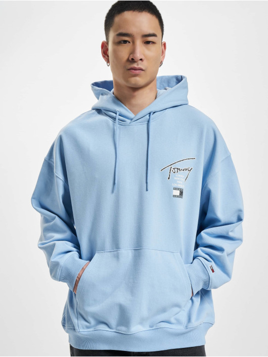 Tommy Jeans Hoody OVZ AOP Back blau