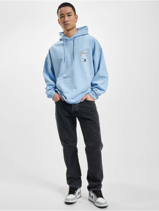 Tommy Jeans Hoody OVZ AOP Back blauw