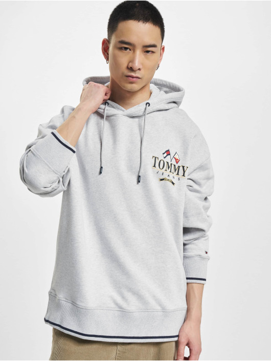 Tommy Jeans Hoody Skater Prep grau