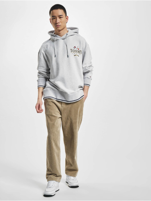 Tommy Jeans Hoody Skater Prep grau