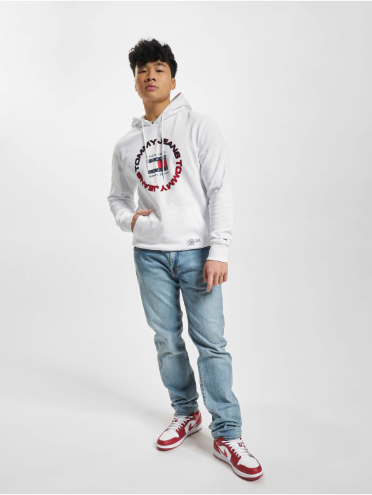 Tommy Jeans Hoody Regular Athletic weiß