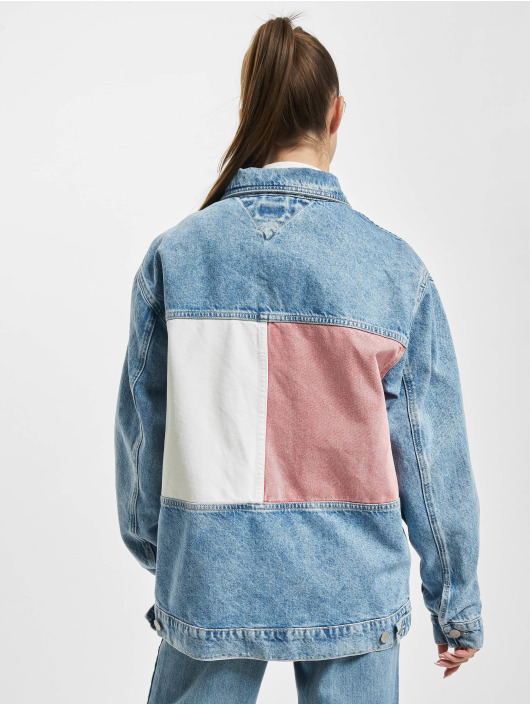 Tommy Jeans Jeansjacken Oversized Trucker AG 70 blau