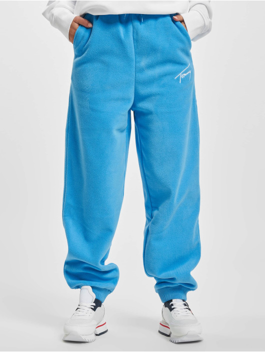 Tommy Jeans Damen Jogginghose Signature Fleece in blau