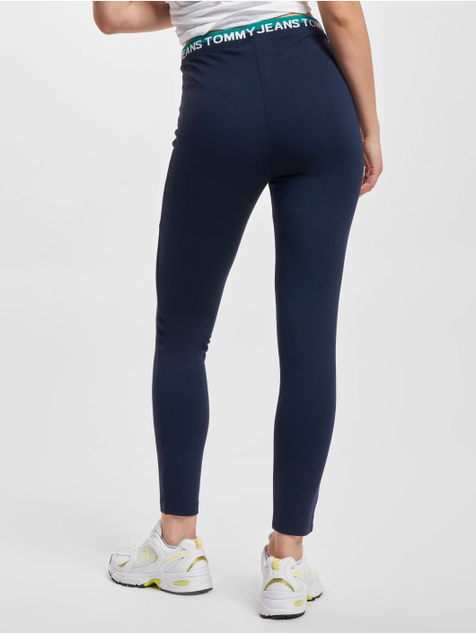 Tommy Jeans Legging Branded Waistband blauw
