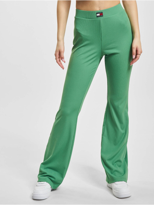Tommy Jeans Legging Badge Low Rise Flare groen