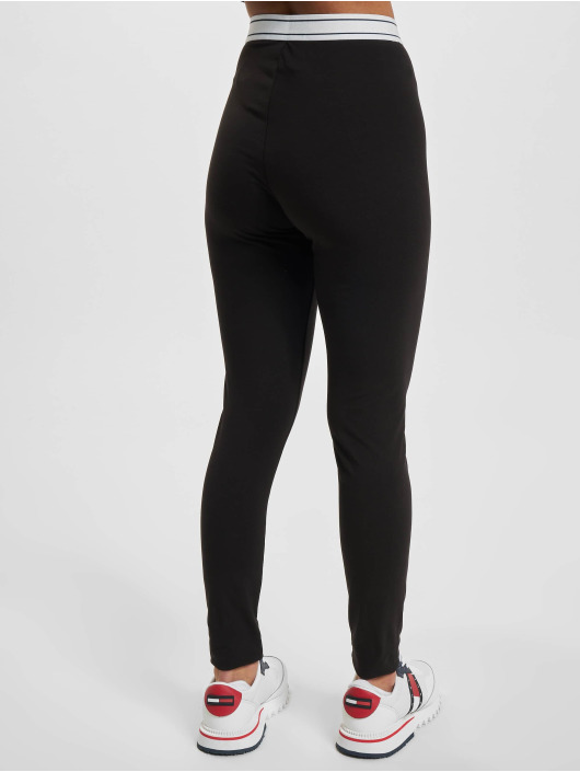 Tommy Jeans Legging Logo schwarz