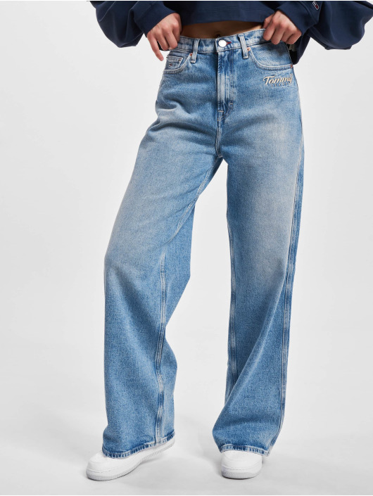 Tommy Jeans Loose Fit Jeans Claire HR Loose Fit modrý