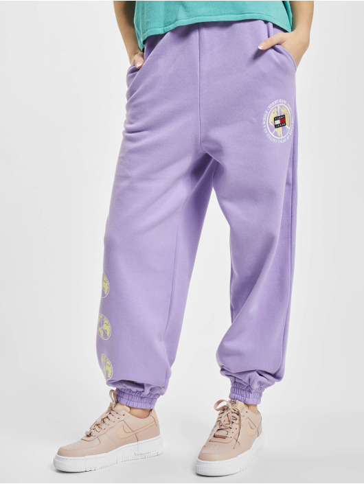 Tommy Jeans Pantalón deportivo Unitees púrpura