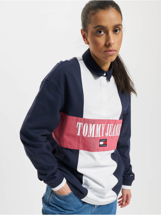 Tommy Jeans Pikeepaidat Archive Blocking Rugby sininen