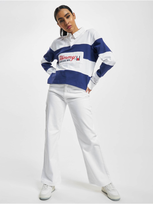 Tommy Jeans Poloshirt Archive Blocking Rugby weiß