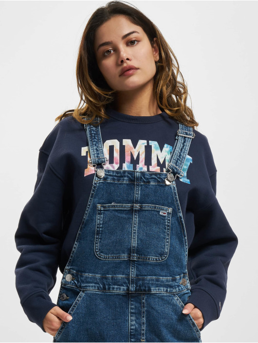 Tommy Jeans Damen Pullover Crew in blau