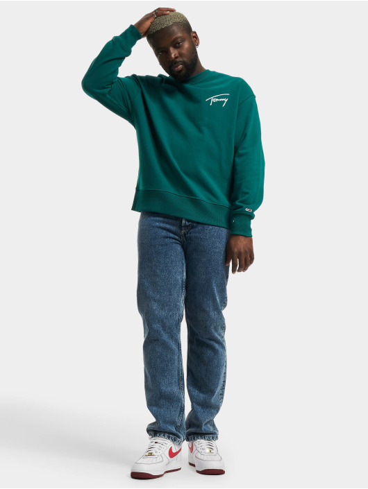Tommy Jeans Pullover Signature green