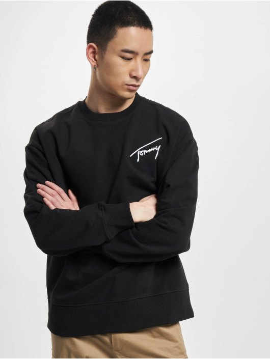 Tommy Jeans Pullover Signature schwarz