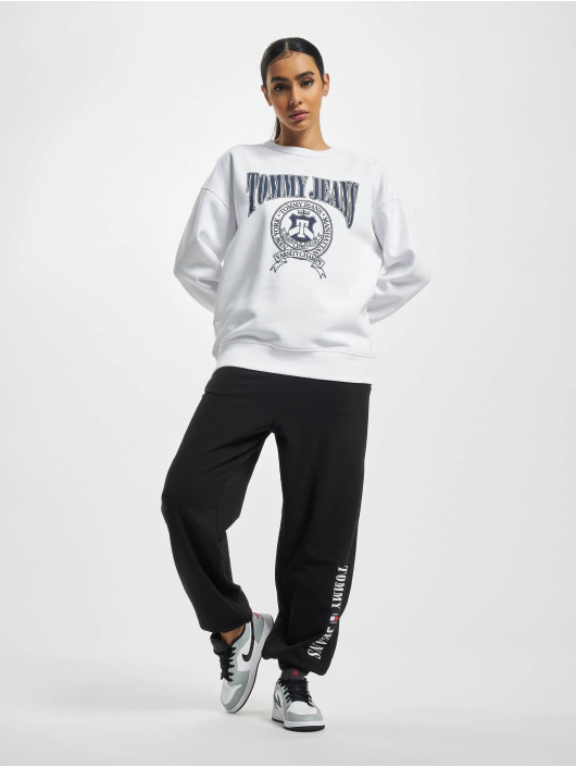 Tommy Jeans Pullover Varsity Crew weiß