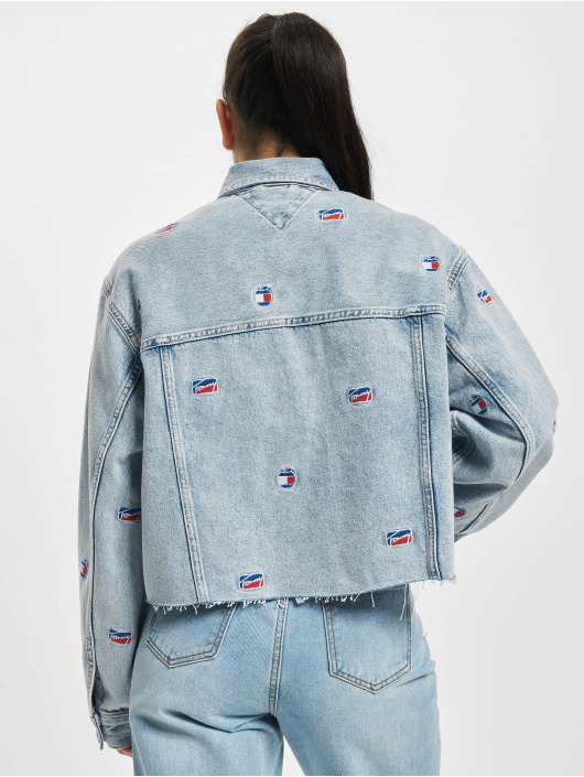 Tommy Jeans Spijkerjasjes Oversize Cropped Denim blauw