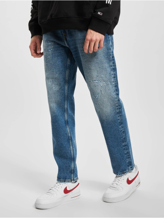 Tommy Jeans Straight fit jeans Dad Regular blauw