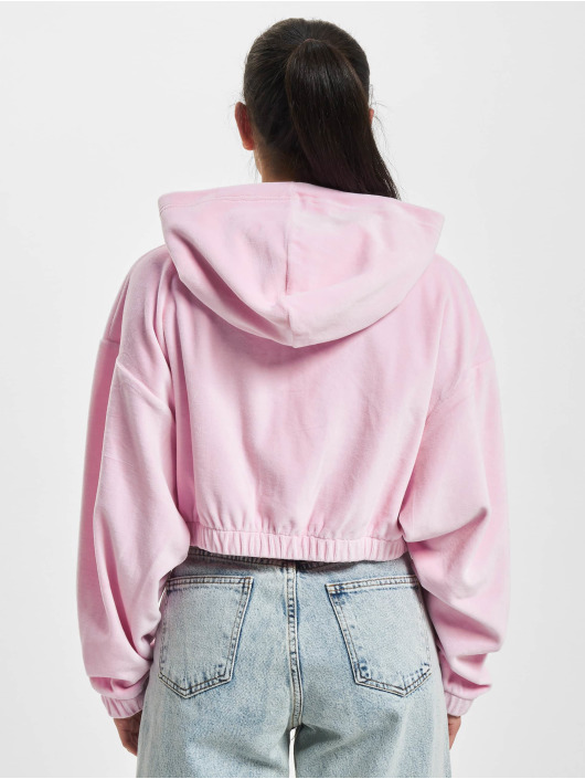 Tommy Jeans Sudadera Super Crop Velour Hooded Zipper colorido