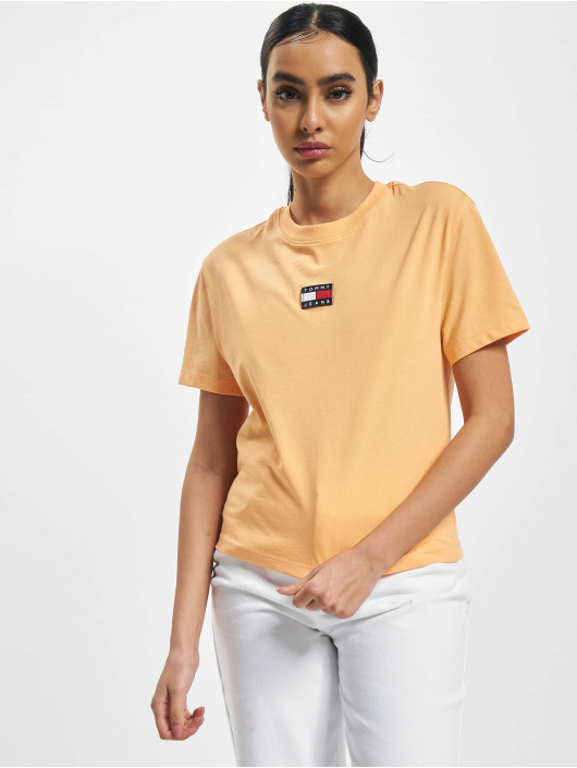 Tommy Jeans T-paidat Center Badge oranssi