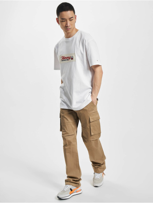 Tommy Jeans T-paidat Classic Timeless valkoinen