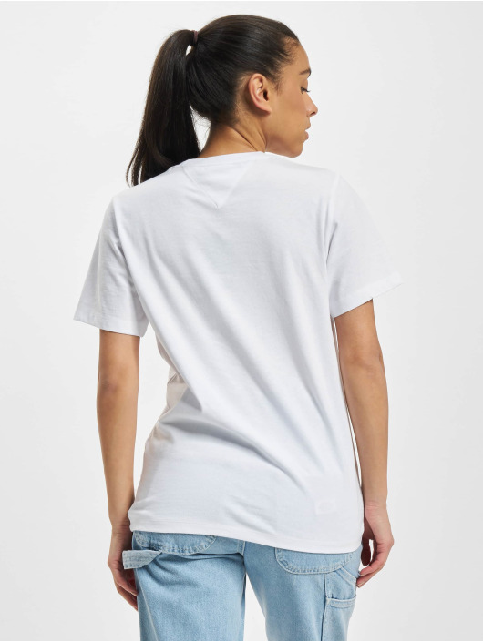 Tommy Jeans T-paidat Signature valkoinen