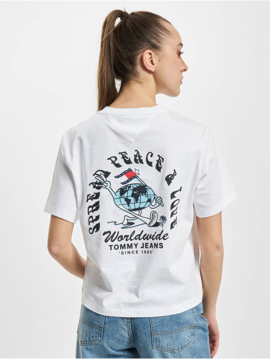 Tommy Jeans T-paidat Classic valkoinen