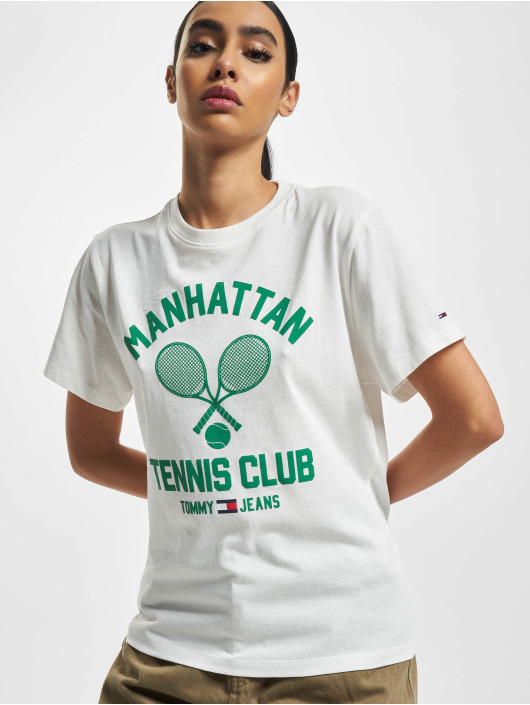 Tommy Jeans T-Shirt Relaxed Tennis Club beige