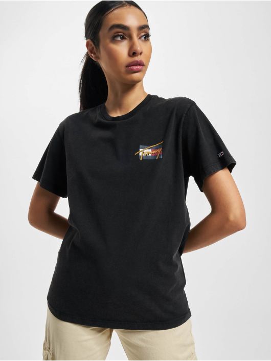 Tommy Jeans T-Shirt Relaxed Vintage Bronze black