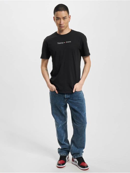 Tommy Jeans T-Shirt Classic Linear Logo black