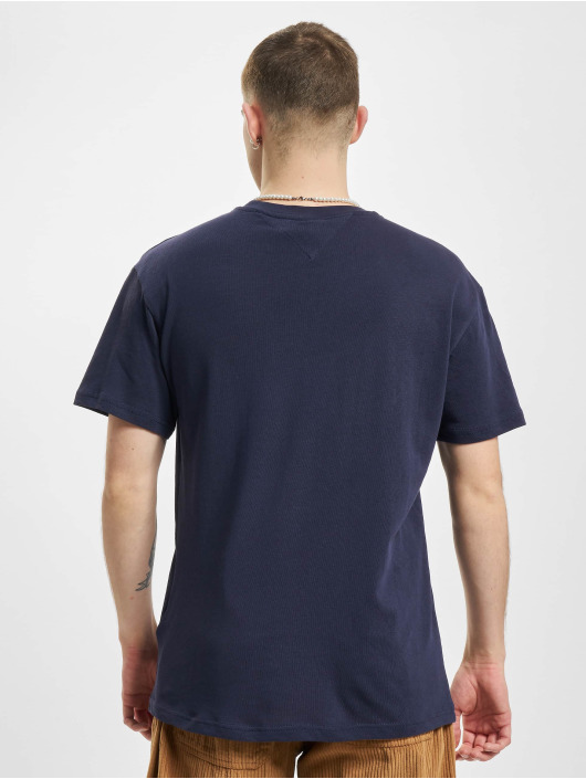 Tommy Jeans T-Shirt Classic Athletic Twisted Logo blue