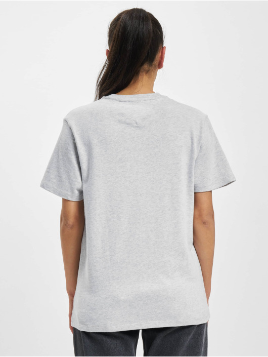 Tommy Jeans t-shirt Relaxed Collegiate Logo grijs