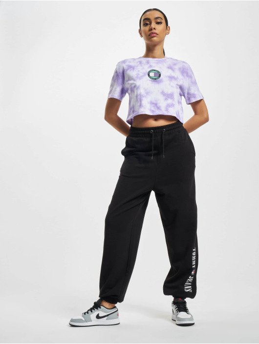 Tommy Jeans T-Shirt Super Crop Unitees violet