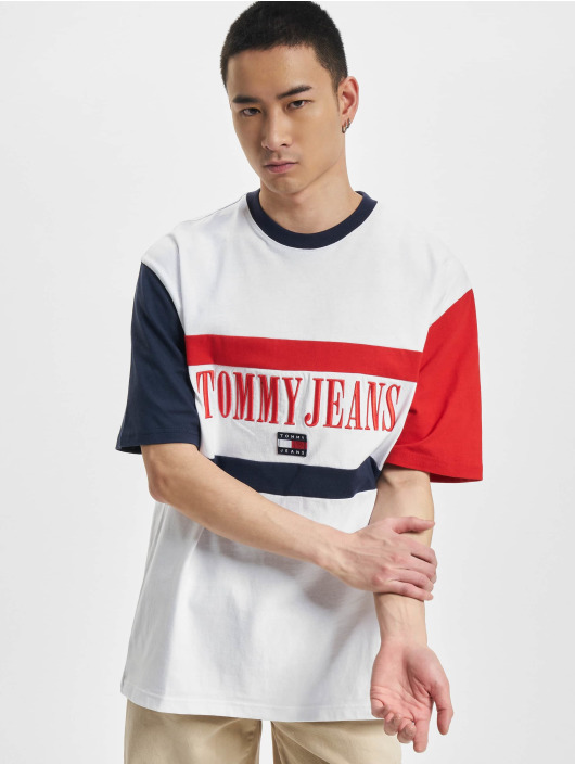 Tommy Jeans T-Shirt Skater Archive Block weiß