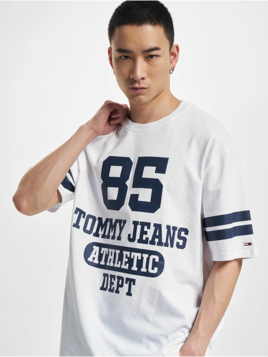 Tommy Jeans T-Shirt Skater College 85 Logo weiß