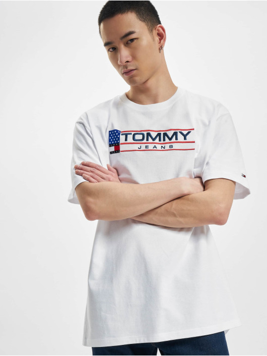 Tommy Jeans t-shirt Classic Modern Sport Logo wit