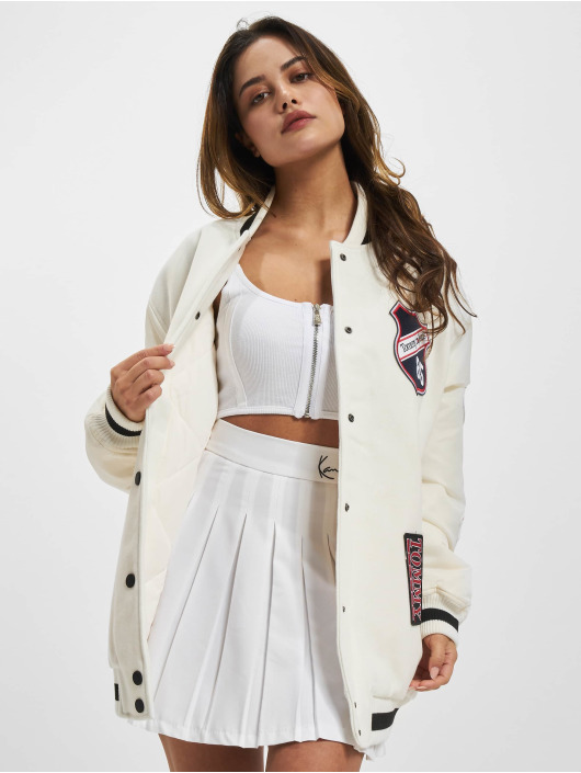 Tommy Jeans Teddy Oversized Letterman blanc